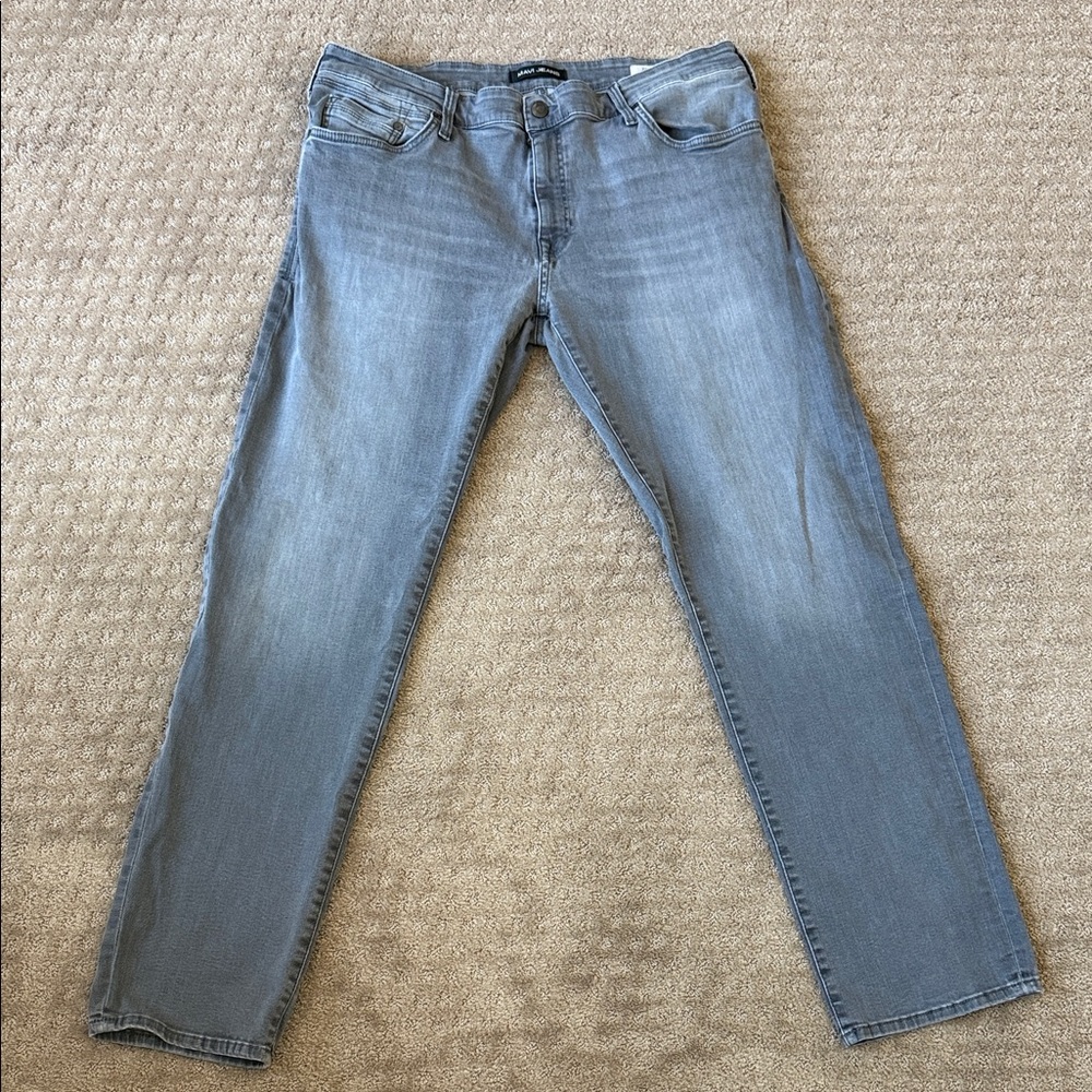 Men's Mavi Zach Straight Leg Gray Jeans 38/34